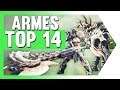 ICEBORNE - TOP 14 ARMES EVOLUTION Monster Hunter World !