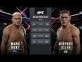 Mark Hunt Vs. Bigfoot Silva  : UFC 2 Gameplay (Pro Difficulty) (AI Vs. AI) (PS4)