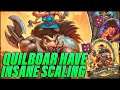 Quilboars Have Insane Scaling Now | Dogdog Hearthstone Battlegrounds