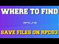 RPCS3 WHERE TO FIND SAVE FILE LOCATION (HOW TO SAVE STATE) (RPCS3 SAVE EDITOR)