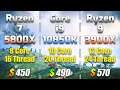 Ryzen 7 5800X vs Core i9 10850K vs Ryzen 9 3900X | PC Gameplay Tested