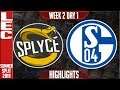 SPY vs S04 Highlights | LEC Summer 2019 Week 2 Day 1 | Splyce vs Schalke 04