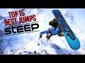 STEEP TOP 15 BEST JUMPS / 13X FLIPS & Coordinates/Locations (4K)