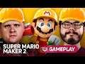 Super Mario Maker 2 - Gameplay ao vivo do novo Mario 2D com fases infinitas