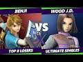 S@X 425 Top 8 Losers - Benji (Link) Vs. Wood J.D. (Hero) SSBU Smash Ultimate
