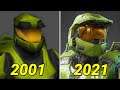Evolution of Halo Games 2001-2021