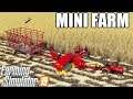 Farming Simulator 19 | MINI FARM : Case Mini Tractors & Mini Baling