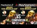 FIFA World Cup 2002 PS2 Vs PS1