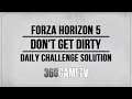 Forza Horizon 5 Don't get Dirty Daily Challenge Guide (Earn 3 Clean Racing Skills in a Dirt Race)