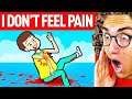 I Don't Feel Pain and My Life is Super Dangerous! (True Story Animation)