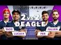 MIBR TACO and LUCAS1 vs Fer and FalleN | CS:GO Deagle 2vs2