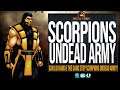 Mortal Kombat : Scorpion Leads Undead Army To Buried Tomb Of Shang Tsung Sonya & Jax Team follows!!