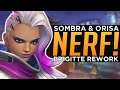 Overwatch: Sombra & Orisa NERFED! - Brigitte Rework!