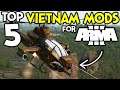 TOP 5 VIETNAM MODS FOR ARMA 3! ► TERRAINS + JETS + HELICOPTERS + WILDLIFE!