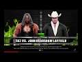 WWE 2K19 Taz VS JBL 1 VS 1 Match