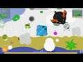 1v1 my biggest enemy.  Gold beach balls & attacking a BD in the ocean.  Mope.io