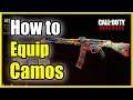 How to Equip Weapon Camos in COD Vanguard & Warzone (Get GOLD & Atomic)