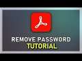 How To Remove Password from PDF Files in Adobe Acrobat Reader