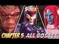 Marvel Ultimate Alliance 3 All Bosses | Boss Fights  (Chapter 5)