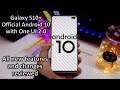 Galaxy S10+ Android 10 One UI 2 New Features and changes (official update)