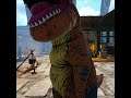 Syntac Reacts to the New Inflatable Rex Costume in ARK #Shorts