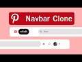 สอน Clone Navbar ของ Pinterest แบบละเอียด ด้วย HTML & CSS