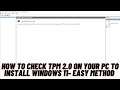 How to check TPM Explained 2.0 to Run Windows 11 on your PC- Easy Guide