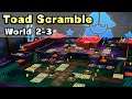 Mario Party Star Rush Toad Scramble World 2-3 (All Bosses)