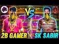 Rare Gun Skill Battle😯 ||SK Sabir Boss👑 Vs 2B Gamer || ||You Must Watch || Garena Freefire