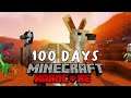 I Survived 100 Days In Australia On Minecraft... Here's What Happened