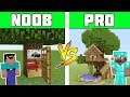 Minecraft NOOB vs PRO : TREE HOUSE - Minecraft Animation