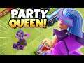 PARTY QUEEN SKIN Review then... DISCONNECT in Quarterfinals from Tompinai Empire?! Clash of Clans