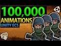 100,000 Units Animated in Unity ECS!