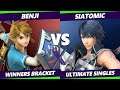 S@X 427 - benji (Link) Vs. Siatomic (Chrom) SSBU Smash Ultimate Tournament