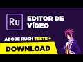 Testando o Adobe Premiere Rush + Download | Editor de vídeos para celular Android