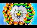 this noob laughed at my meme strategies and this happened... (Bloons TD Battles)
