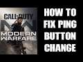 How To Fix Ping Tag Mark Button Change Since Update COD WARZONE Modern Warfare 2019 Xbox One PS4