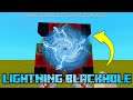 How to make a Lightning BlackHole in Minecraft using a Command Block