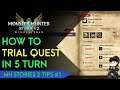 How to Trial Quest (Hakolo Elite) in 5 Turn | MHST2 Tips #1