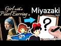 Redraw Famous Painting Girl with a Pearl Earring in Miyazaki Anime Style: New Art Challenge | Mei Yu