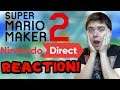 Super Mario Maker 2 Direct REACTION! - ZakPak