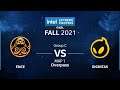 CS:GO - ENCE vs. Dignitas [Overpass] Map 1 - IEM Fall 2021 - Group A - EU