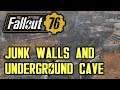 Fallout 76 - Junk Walls and Underground Cave