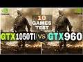 GTX 1050 Ti vs GTX 960 | 10 Games Tested | Best Comparison !