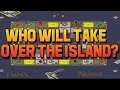 Who will take over the island? map of Command & Conquer Yuri's Revenge Online Multiplayer