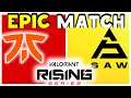 Fnatic vs SAW Highlights - Valorant Rising Series QuarterFinal