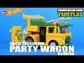 Hot Wheels TMNT Party Wagon SDCC Exclusive Turtle Van Review