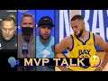Stephen Curry wrongly accused of MVP campaigning (Malone/Jokic) after Rex Chapman pod; “who rises”