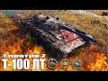 Т-100 ЛТ против СЕМЕРЫХ ✅ World of Tanks лучший бой