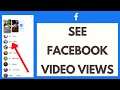 How To Check Facebook Video Views